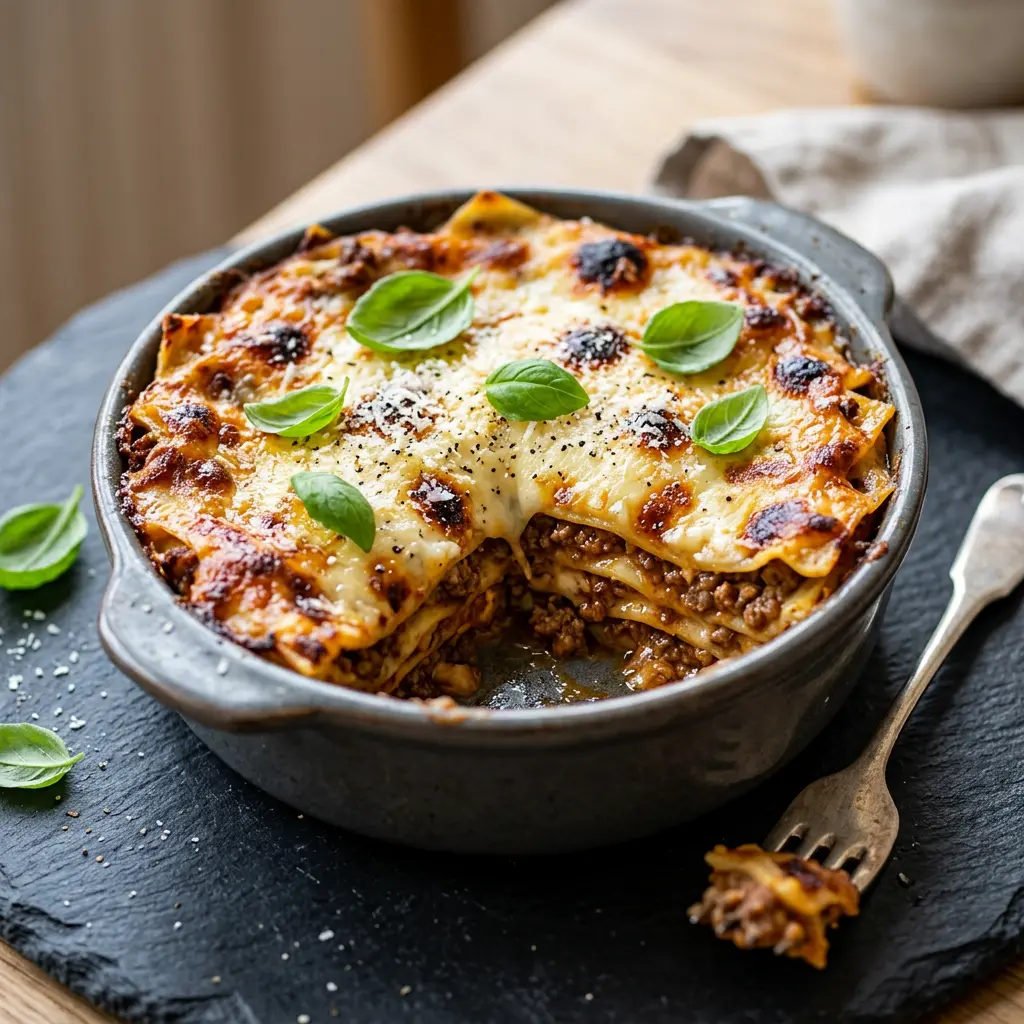 Kuva valmiista reseptistä Lasagne airfryerissa